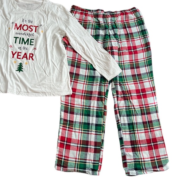 Women's Pajama Set Christmas  "Wonderful Time of The Year" NEW 3X - Picture 6 of 16